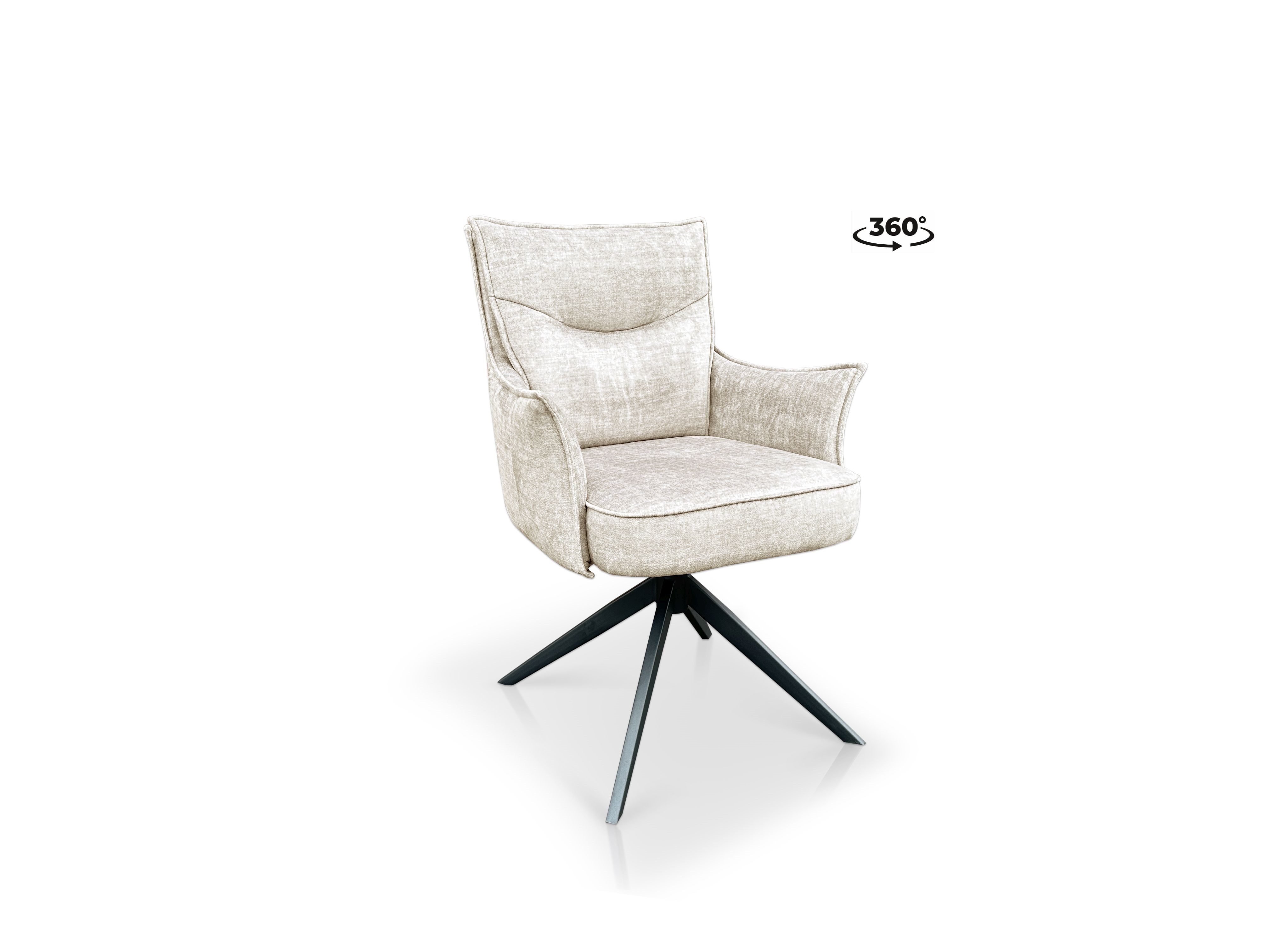 Krzesło obrotowe Pietralux, z obrotowym siedziskiem 360st. Vogue